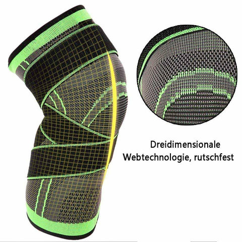 Fansmode  Hirundo 3D Design Kniestütze mit fixierbaren atmungsaktiven Kniebandage